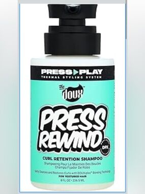 The Doux PRESS REWIND Curl Retention Shampoo for Curly Hair - 8oz
